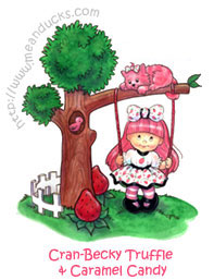 Cran-Becky Truffle on swing