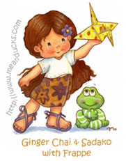 Ginger Chai & Sadako with Frappe